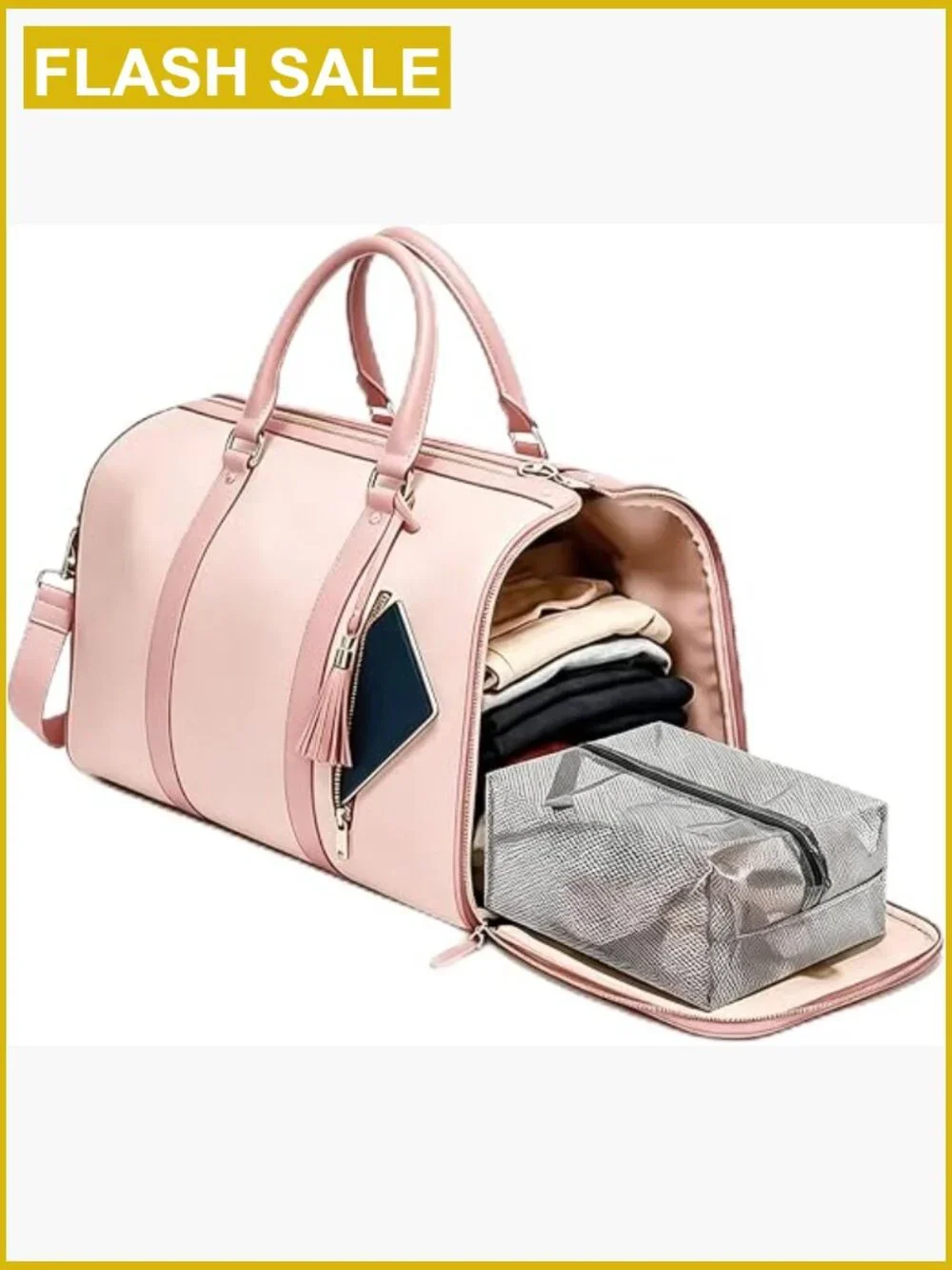 45L Waterproof Garment Duffle Bag Carry On Travel Convertible